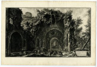 Antique Master Print-EGERIA-CAVE-CAPENA-ROME-Piranesi-1756-1770