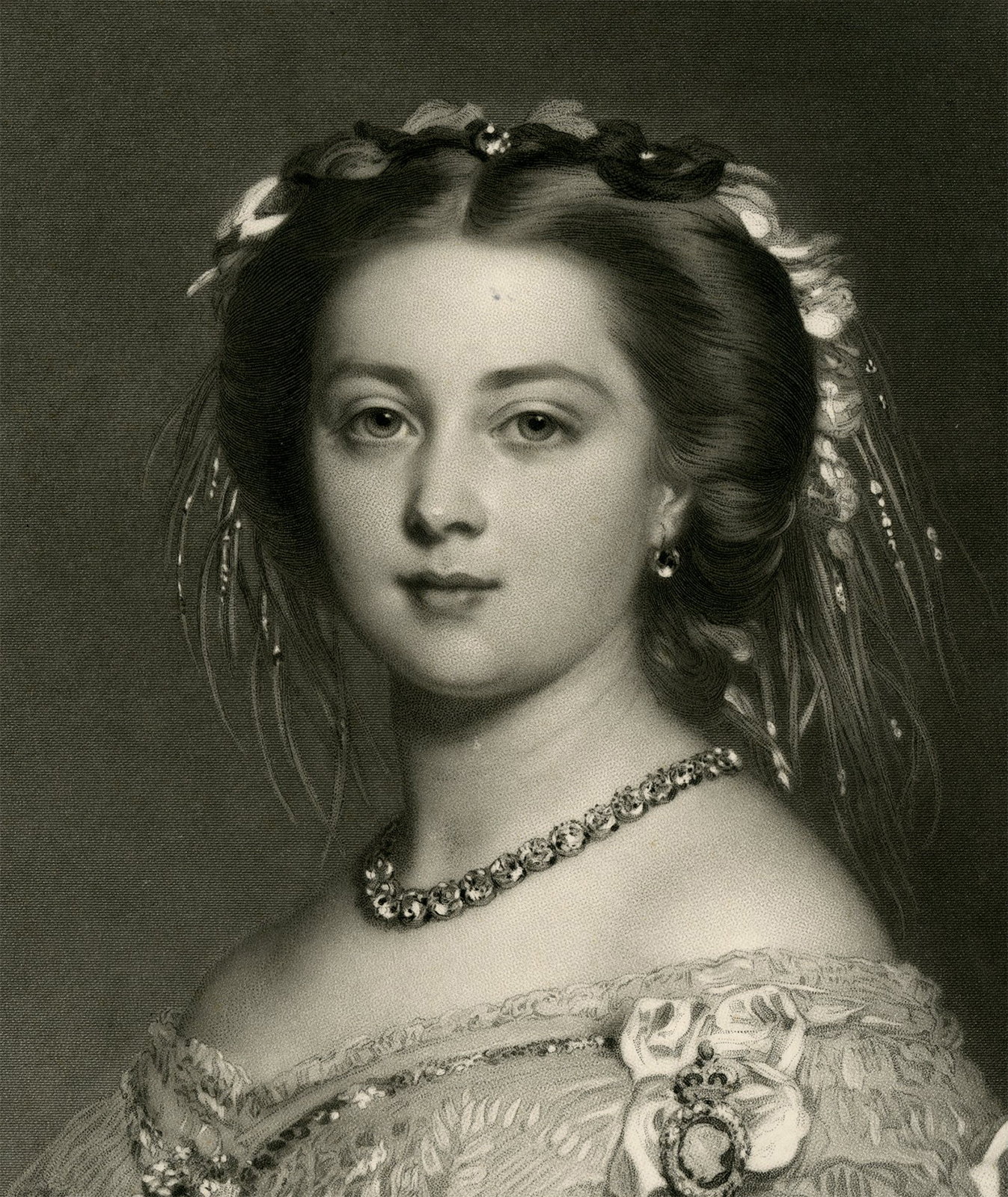 Pictura 08041 416x494 Antique Print-VICTORIA-PRINCESS-ROYAL-EMPRESS-PRUSSIA-Cousins-Winterhalter-1858 - Image 2
