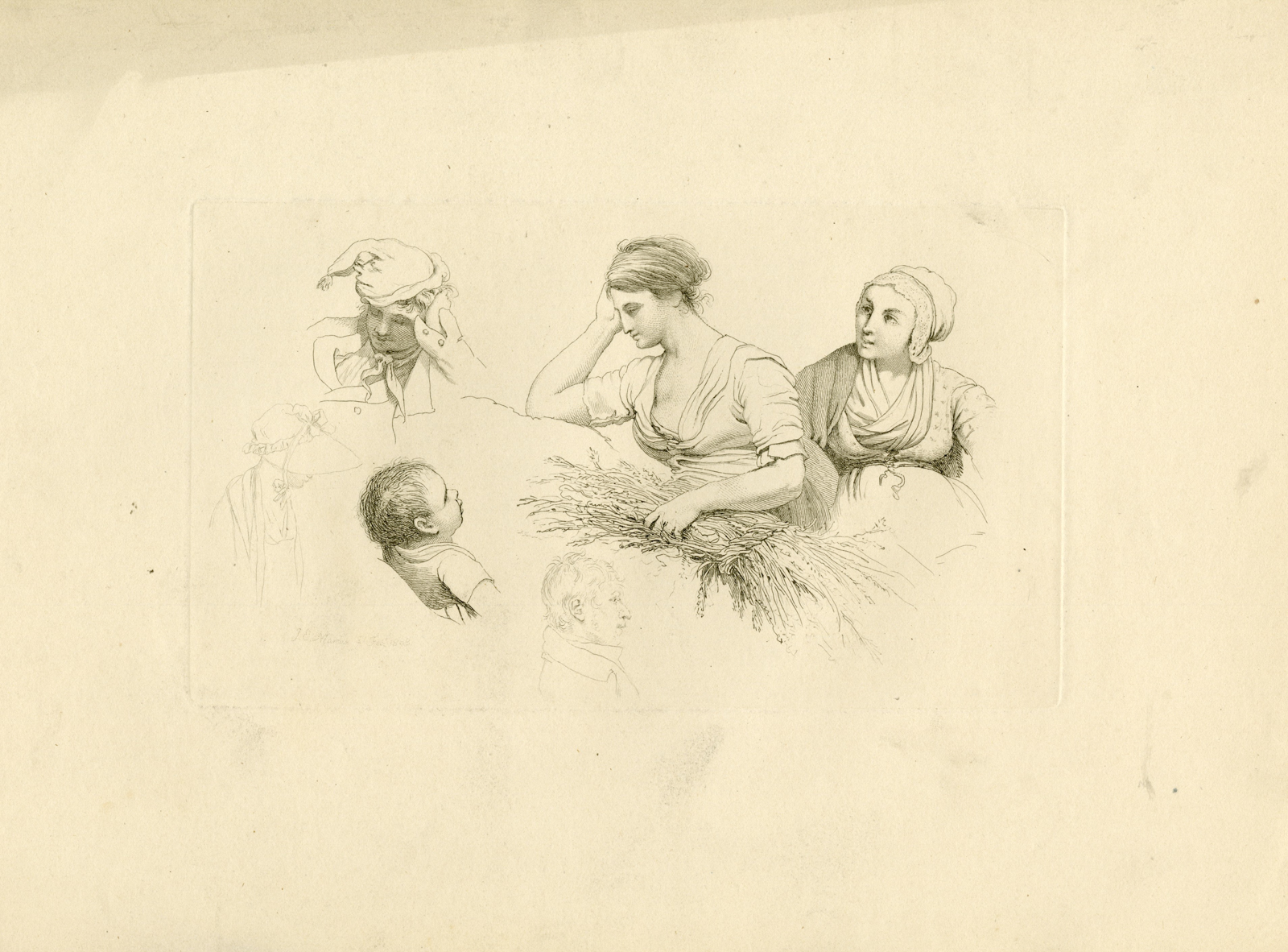 Pictura 08414 416x307 Antique Master Print-RURAL-FIGURE-STUDIES-COMPOSITION-Marcus-1808