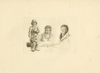 Antique Master Print-STUDIES-BOY-WRITER-PORTRAIT-BUSTS-Marcus-Visser Bender-1812