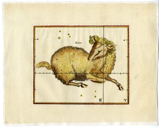 Antique Print-ASTRONOMY-ASTROLOGY-CONSTELLATION-ZODIAC-ARIES-Seller-1677