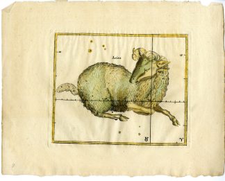 Antique Print-ASTRONOMY-ASTROLOGY-CONSTELLATION-ZODIAC-ARIES-Seller-1677