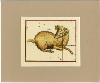 Antique Print-ASTRONOMY-ASTROLOGY-CONSTELLATION-ZODIAC-ARIES-Seller-1677