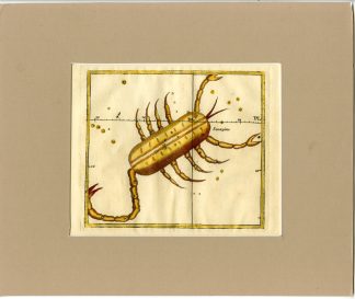 Antique Print-ASTRONOMY-ASTROLOGY-CONSTELLATION-ZODIAC-SCORPIO-Seller-1677