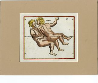 Antique Print-ASTRONOMY-ASTROLOGY-CONSTELLATION-ZODIAC-GEMINI-Seller-1677