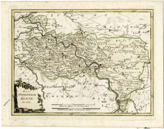 Antique Map-DUCHY OF CLEVES-KLEVE-GERMANY-von Reilly-1795