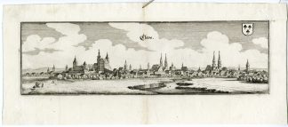 Antique Print-CLEVE-KLEVE-GERMANY-Merian-c.1650