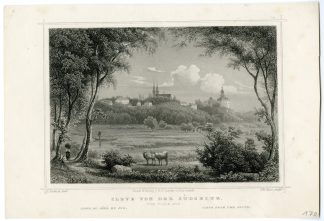 Antique Print-KLEVE-CLEVE-SCHLOSS-CASTLE-GERMANY-Kurz-Rohbock-c.1850