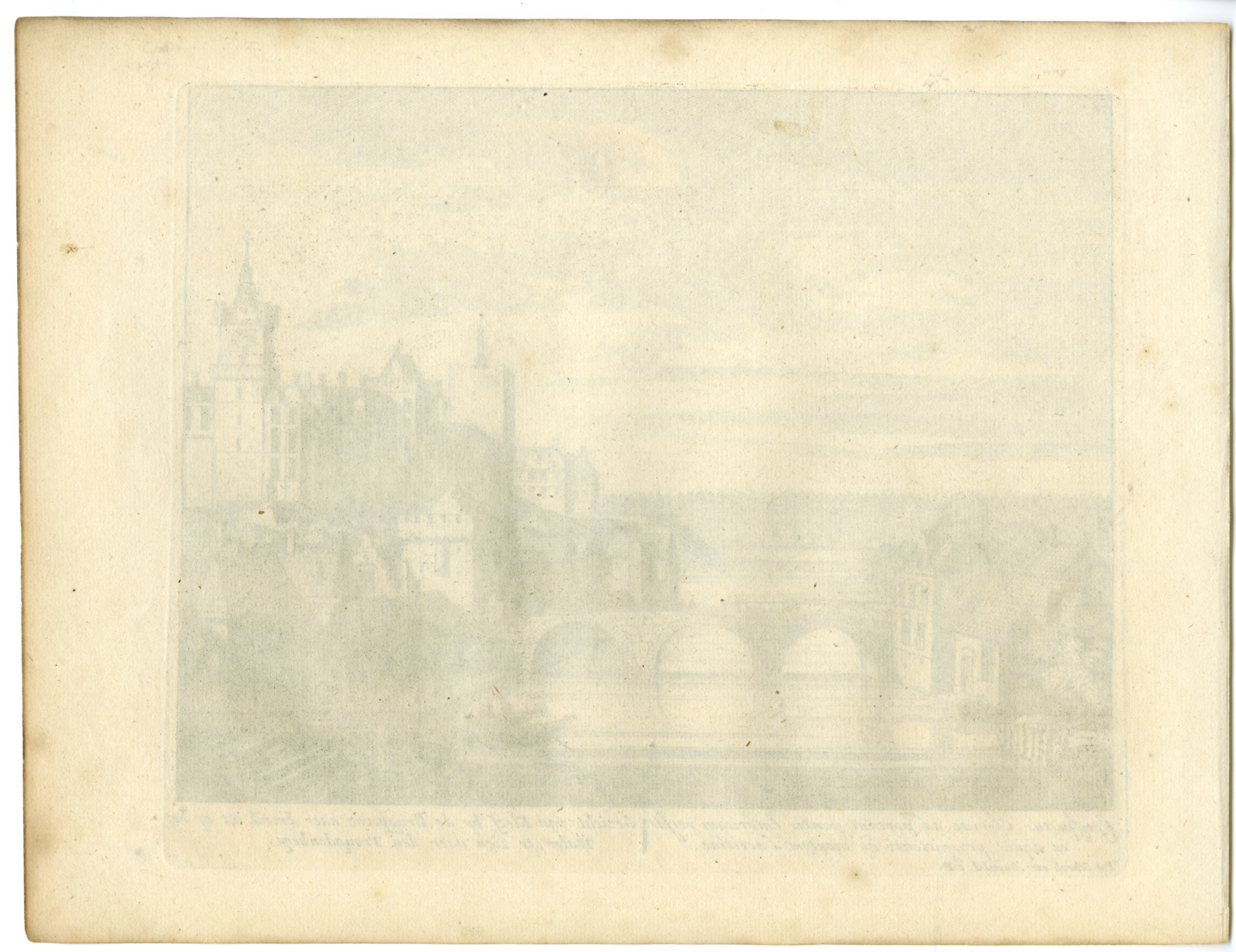 , Antique Print-KLEVE-BRIDGE-SCHWANENBURG CASTLE-GERMANY-Schenk-c.1700, Pictura Antique Prints