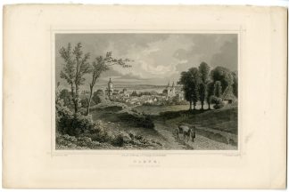 Antique Print-KLEVE-SCHWANENBURG CASTLE-GERMANY-Umbach-Rohbock-c.1850