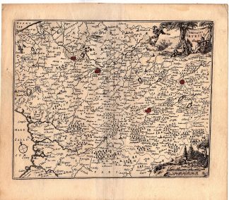 Antique Map-FRANCE-NORD PAS DE CALAIS-ARRAS-DOUAI-ARTOIS-Anonymous-1700