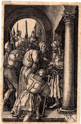 Antique Master Print-RELIGION-BIBLE-CHRIST-PILATE-ECCO HOMO-Durer-c.1600