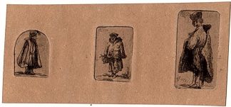 3-Antique Master Prints-PORTRAIT-MAN-WOMAN WITH CAPE-PEOPLE-Gourdaine-1785