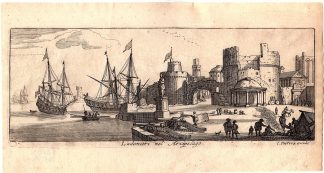 Antique Print-EDREMIT-ADRAMYTTIUM-TURKEY-CITY-CANONS-Vorsterman-Peeters-1680