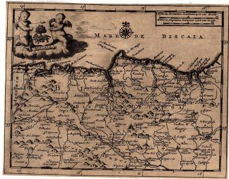 Antique Print-SPAIN-BISCAY-PROVINCE-GULF OF BISKAY-SEA-van der Aa-1710