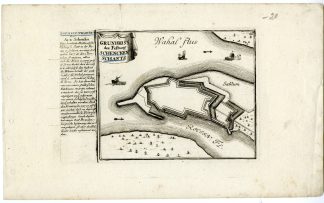 Antique Map-SCHENKENSCHANZ-SCHENKENSCHANS-GERMANY-Bodenehr-c.1725