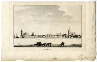 Antique Print-WESEL-WEZEL-VIEW-GERMANY-Saakes-1794