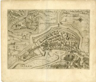 Antique Print-WACHTENDONK-SIEGE-FORTRESS-GERMANY-Orlers-c.1615