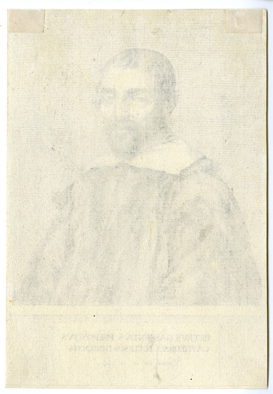 , Antique Master Print-PIERRE-GASSENDI-GASSENDUS-PORTRAIT-Mellan-c.1637?1638, Pictura Antique Prints