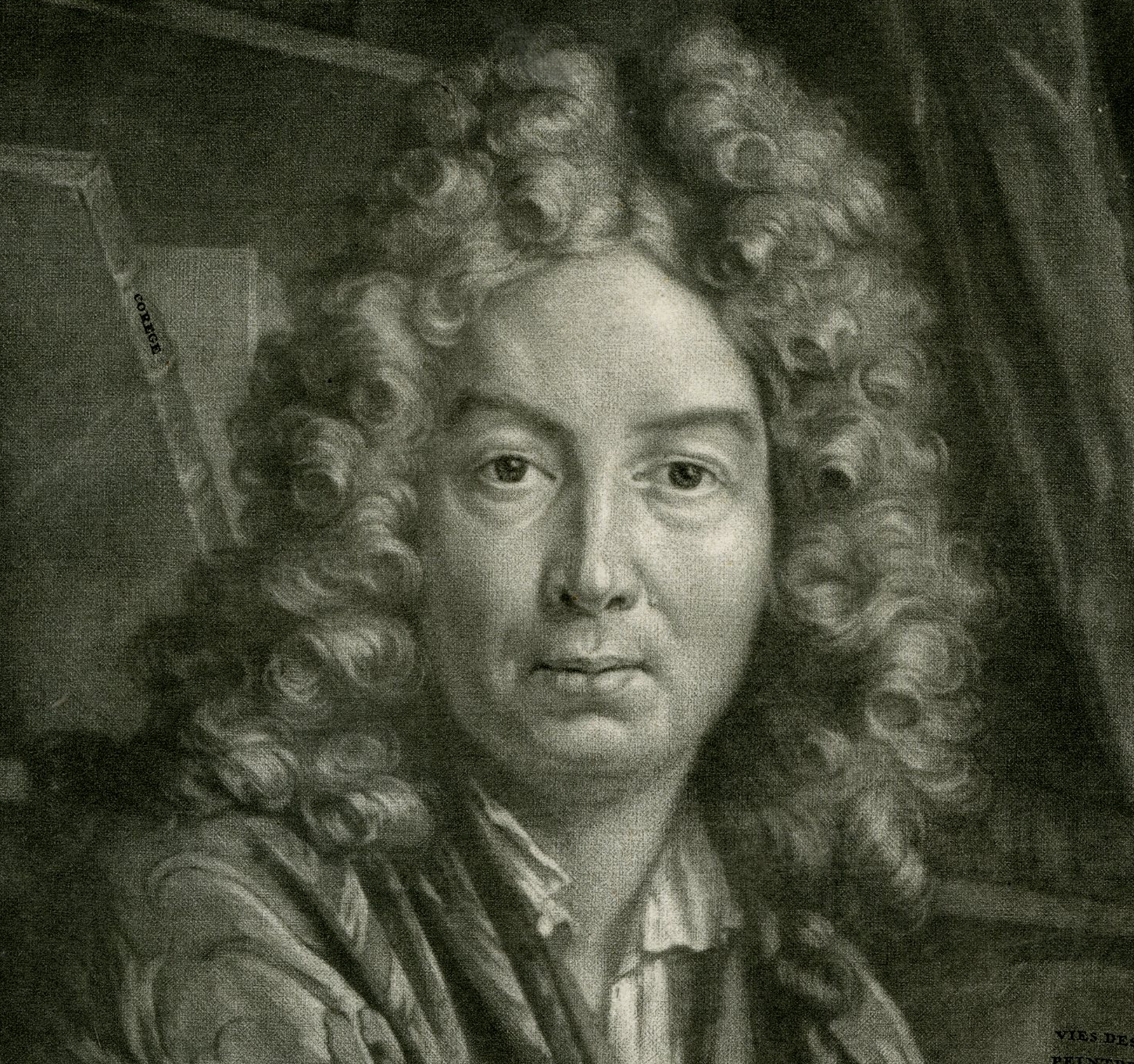 , Rare-Antique Master Print-BERNARD-PICART-PORTRAIT-Verkolje-Nattier-1715, Pictura Antique Prints