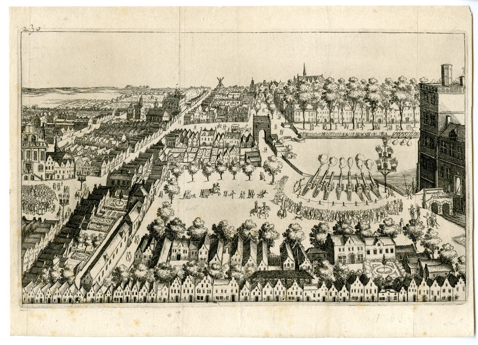 Pictura 10270 416x300 Rare-Antique Master Print-THE HAGUE-12 YR.TRUCE-CELEBRATION-Frisius-c.1628