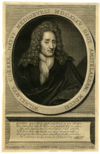 Antique Master Print-WILLEM-GOEREE-PORTRAIT-Van Gunst-Van der Plas-c.1715