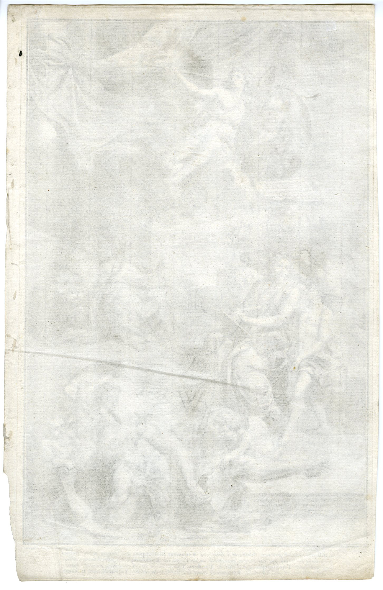 , Antique Print-TITLE-DE LARREY-LONDON-QUEEN-ALLEGORY-van der Gouwen-Picart-1713, Pictura Antique Prints