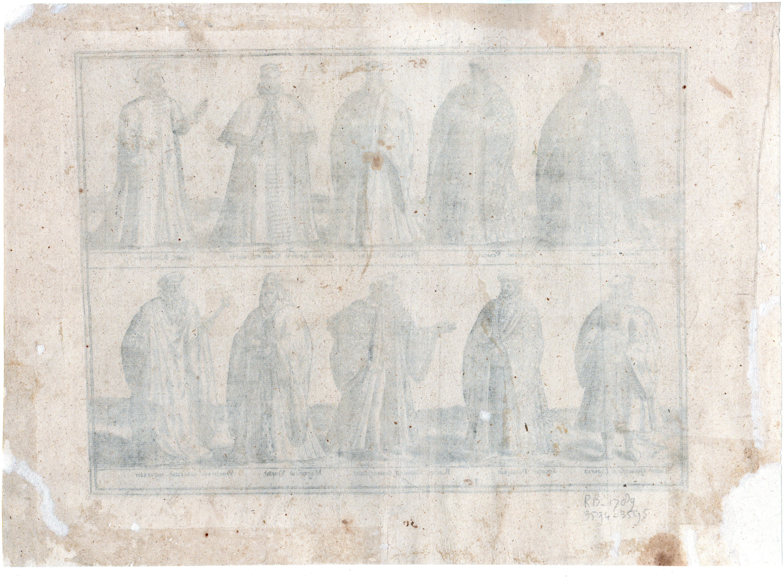 , Antique Master Print-COSTUMES-ITALY-SENATOR-LAWYER-NOBLEMAN-de Bruyn -1580, Pictura Antique Prints