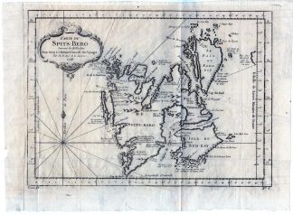 Antique Map-SPITSBERGEN-NORWAY-DUTCH-ISLAND-Bellin-Prevost-1758