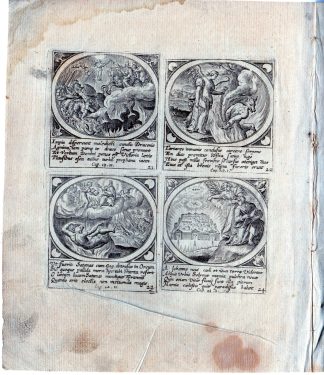 Antique Print-SAINT JOHN-PADMOS-REVELATION-BIBLE-RELIGION-Collaert-1750