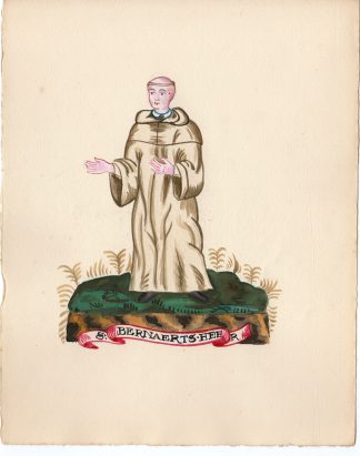 Antique Drawing-RELIGIOUS ORDER-BERNAERTS-NUN-Anonymous-c.1920
