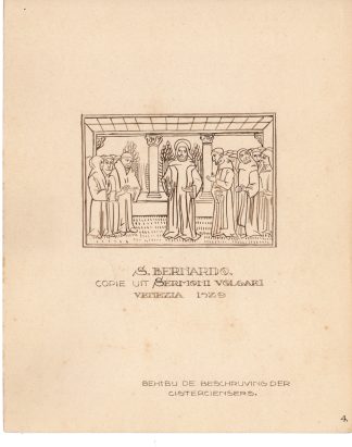 Antique Drawing-SAINT-BERNARDO-Anonymous-c.1920