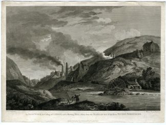 Antique Master Print-IRON-WORK-CANNON-FOUNDRY-SHROPSHIRE-Lowry-Robertson-1788