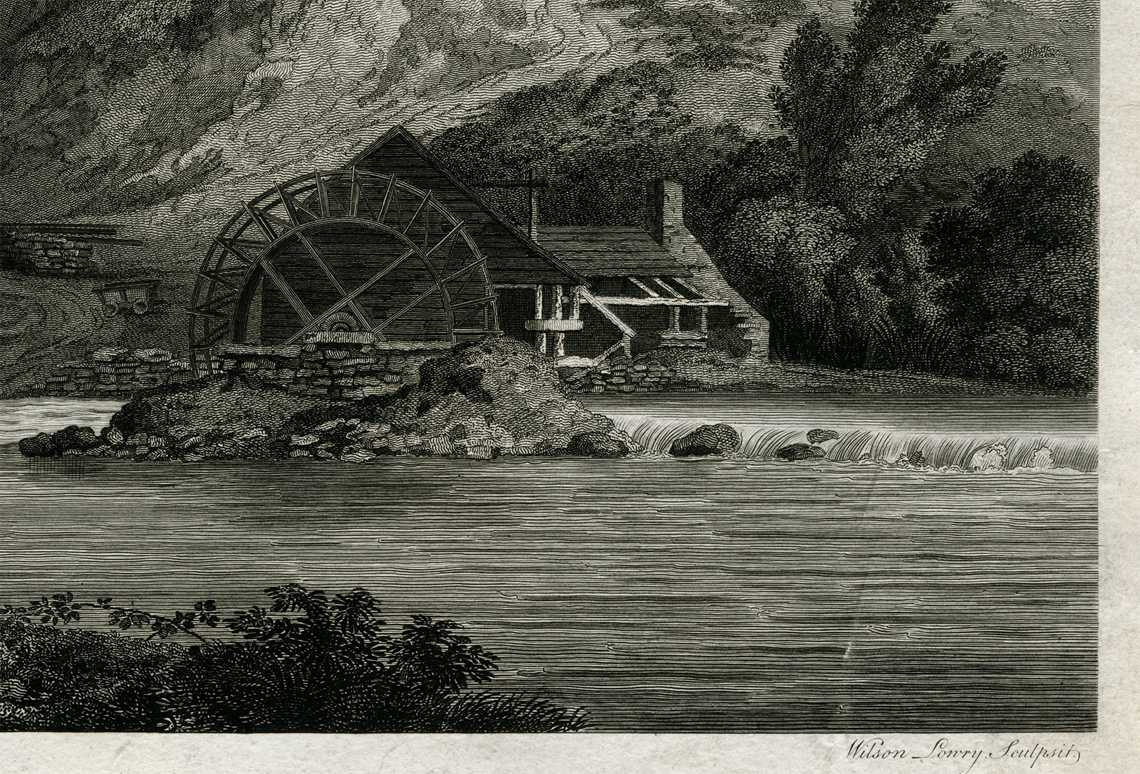 , Antique Master Print-IRON-WORK-CANNON-FOUNDRY-SHROPSHIRE-Lowry-Robertson-1788, Pictura Antique Prints