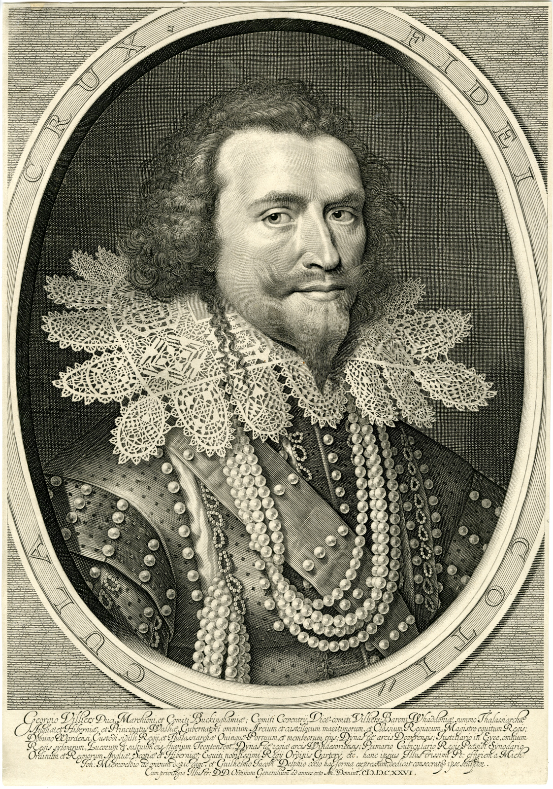 , Antique Master Print-GEORGE-VILLIERS-DUKE-OF-BUCKINGHAM-Delff-Mierevelt-1626, Pictura Antique Prints