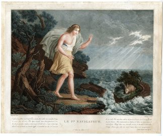 Antique Master Print-LE-PREMIER-NAVIGATEUR-RABBIT-Mariage-Charpentier-c.1810