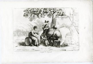 Antique Master Print-FAMILY-WINEMAKERS-WINERY-Pinelli-1809