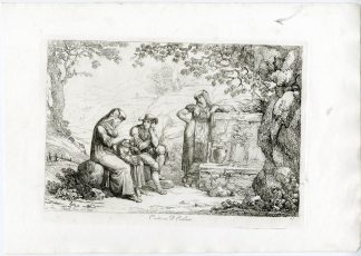 Antique Master Print-CORTONA-COSTUME-FOUNTAIN-PL.37-Pinelli-1809