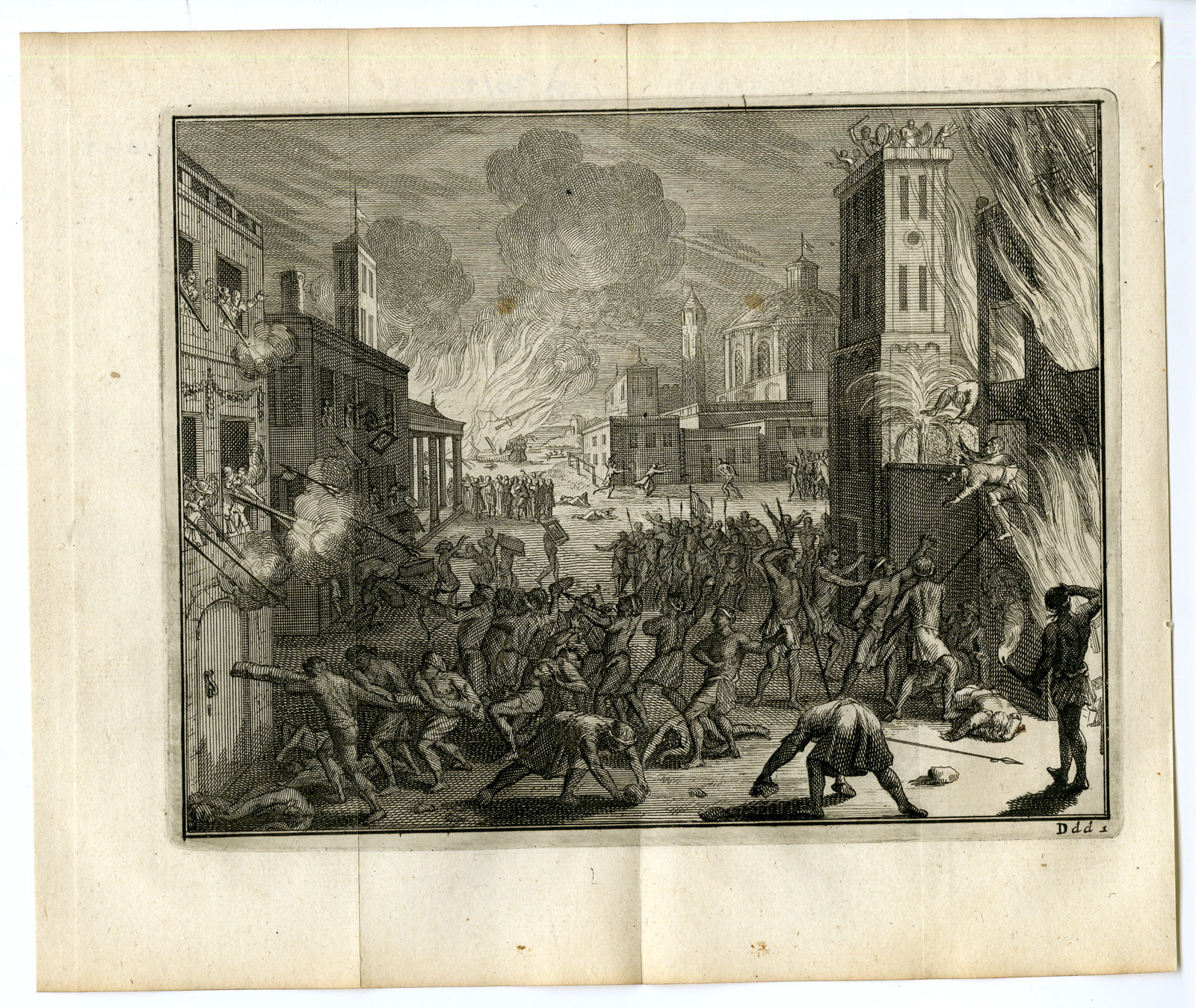 , Antique Print-REBELLION-ORMUS-PORTUGUESE-CONFLICT-Goeree-Van der Aa-1707, Pictura Antique Prints