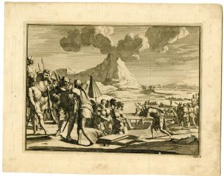 Antique Print-QUEEN-OF-COFITACHEQUI-HERNANDO-DE-SOTO-Goeree-Van der Aa-1707