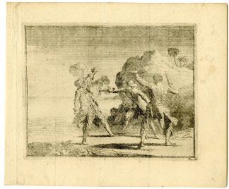 Antique Print-DE-ROY-SELF-DEFENSE-JAVA-Goeree-Van der Aa-1706