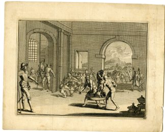 Antique Print-AFRICANS-TREASURE-Goeree-Van der Aa-1707