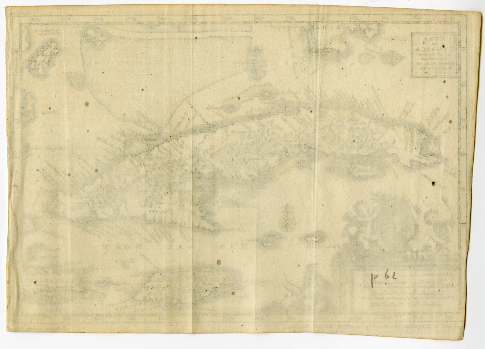 Pictura 07295 416x299 Antique Map-CUBA-JAMAICA-COLUMBUS-Van der Aa-1707 - Image 2