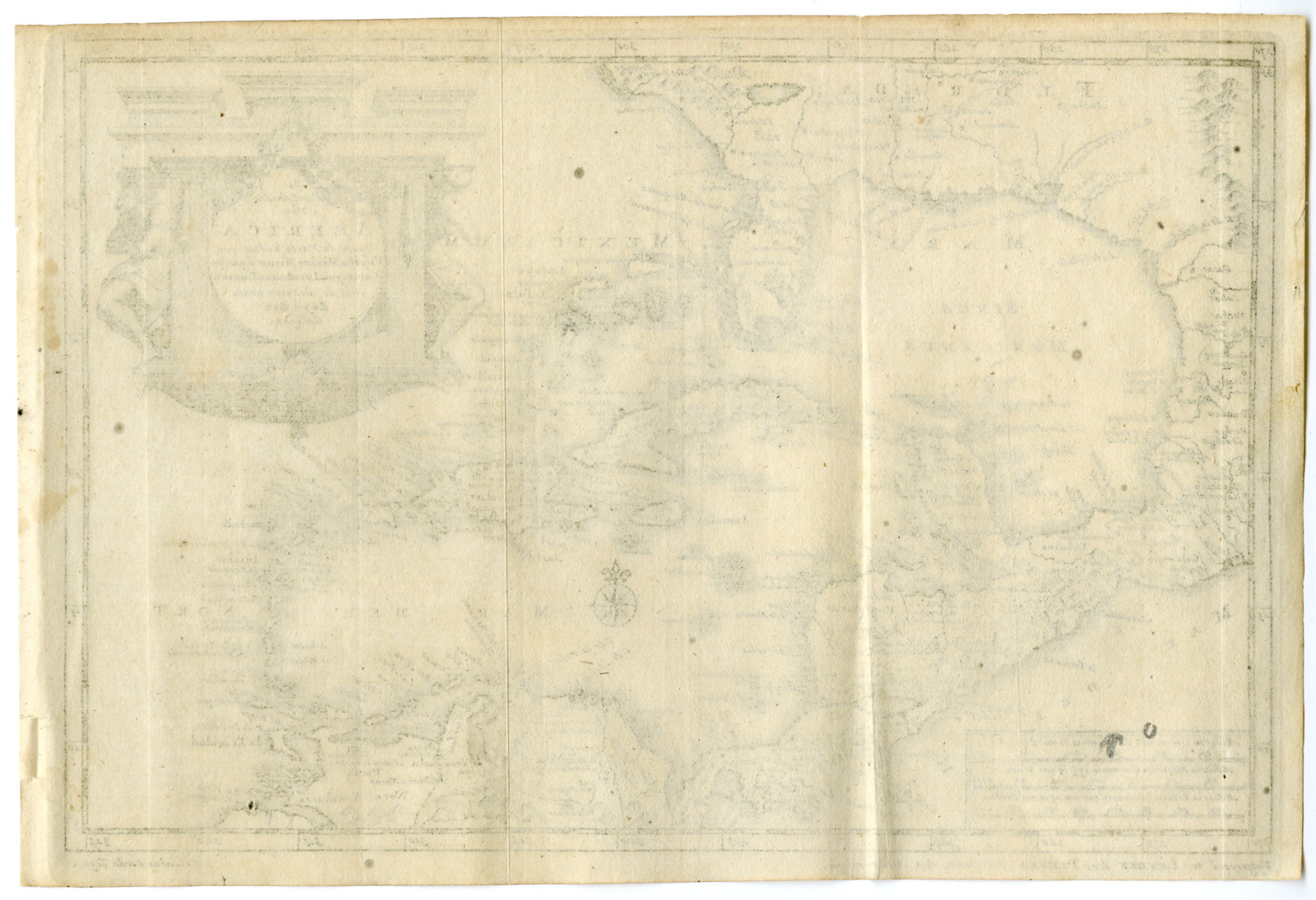 Pictura 07319 416x285 Antique Map-AMERICA-CARIBBEAN-FLORIDA-MEXICO-CUBA-YUCATAN-Goeree-Van der Aa-1707 - Image 2