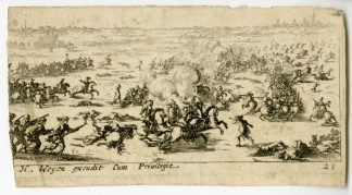 Antique Print-BATTLE-SCENE-PLATE-21-Weyen-ca. 1650?1670