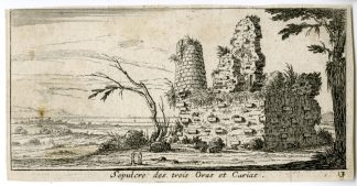 Antique Print-SEPUCURE-HORACES-CURIACES-ROME-Silvestre-c.1650-1670
