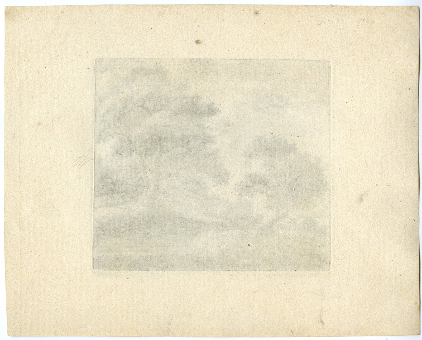 , Antique Master Print-MAN-PATH NEAR A VILLAGE-LIFETIME IMPR.-Waterloo-c.1630-63, Pictura Antique Prints
