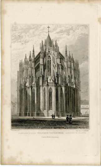 Antique Print-COLOGNE-CATHEDRAL-KOELN-RHINE-Cleghorn-Tombleson-1832