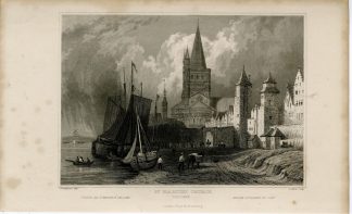 Antique Print-ST-MARTIN-COLOGNE-KOELN-RHINE-Harris-Tombleson-1832