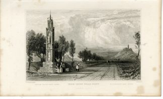 Antique Print-HIGH-CROSS-BONN-GODESBERG-RHINE-Bishop-Tombleson-1832